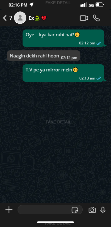 GF BF funny chat image