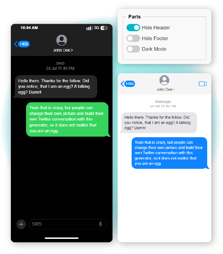 iphone text message step 3