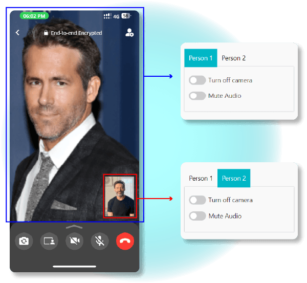 WhatsApp video call step6
